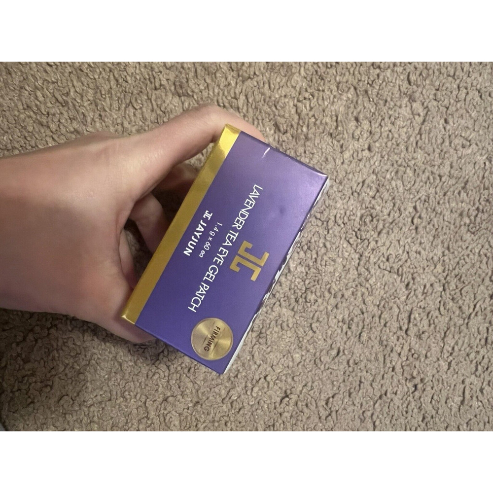 JAYJUN LAVENDER TEA EYE GEL PATCH 60 FIRMING EYE PATCHES NEW IN BOX SEALED
